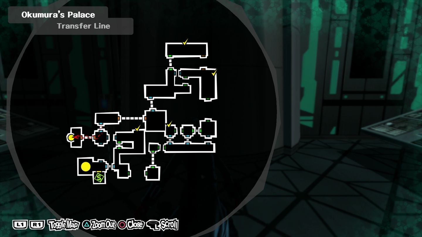 Persona 5 Okumura Palace dungeon Barracks, Production Line, Transfer